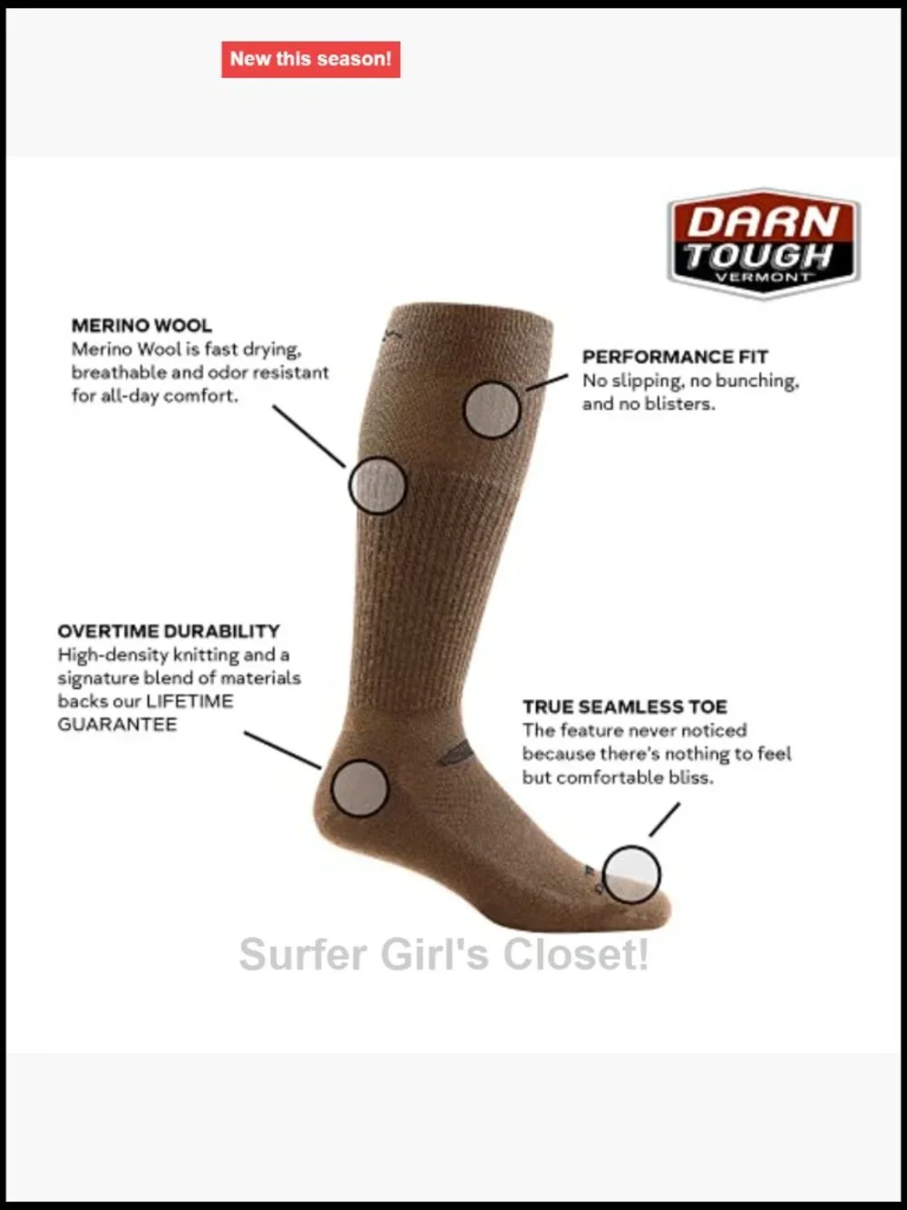 Mid-Calf Lightweight Tactical Socks with Cushion